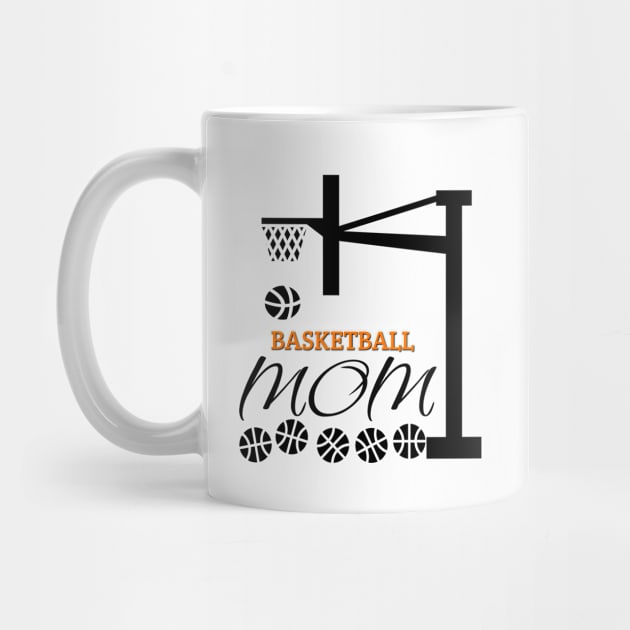 basketball mom - basketball gift by Hercules t shirt shop